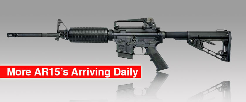 AR15 Rifles Arriving Daily